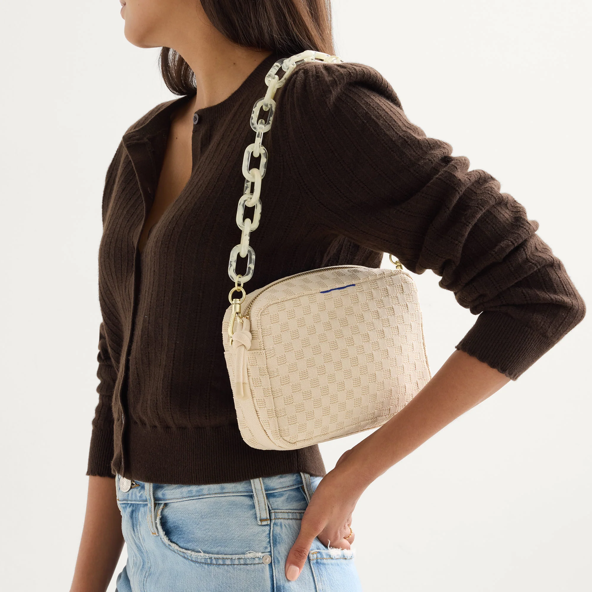 The Shoulder Strap - Opal White Chain - Image 2