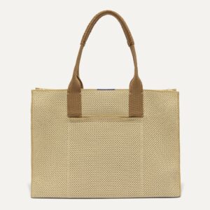 The Classic Tote - Macadamia Open-Knit
