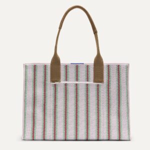 The Classic Tote - Watermelon Market Stripe