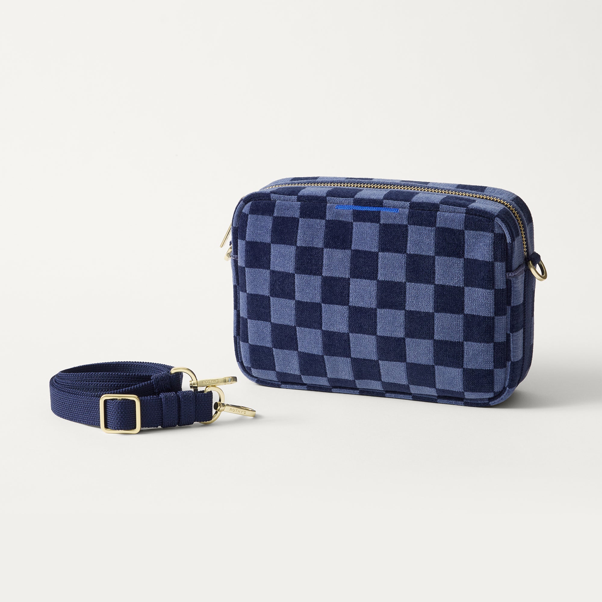 The Crossbody Camera Bag - ReVelvet™ Blue Ink - Image 5